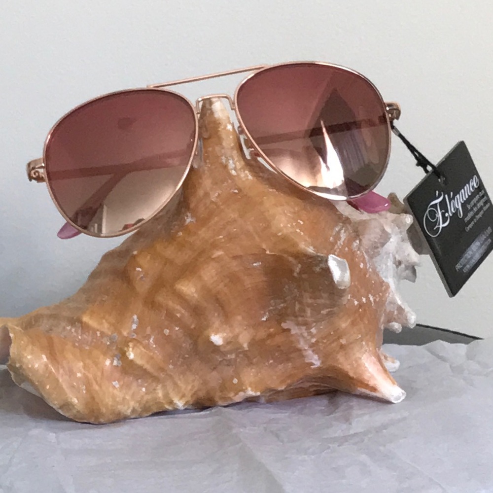 Foster Grant pink mirrored sunglasses